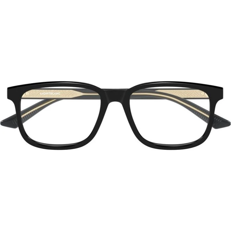 Montblanc MB0452O Lunettes de Vue Homme Carrées Noires