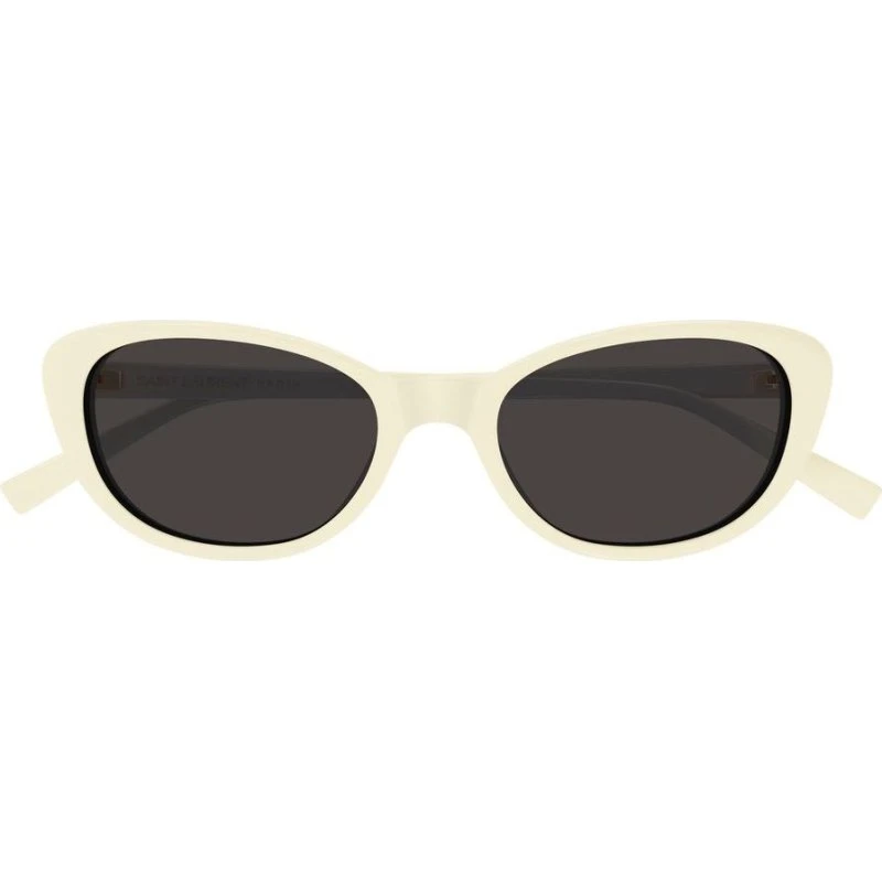 Saint Laurent SL 822 Lunettes de Soleil Cat Eye Ivoire et Noir