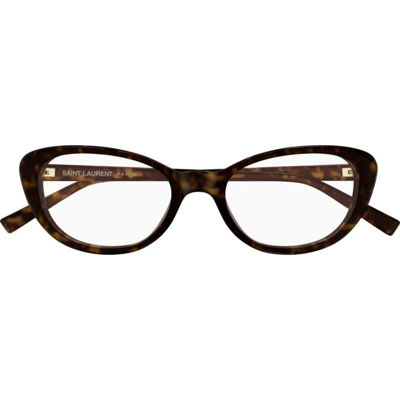 Saint Laurent SL 822 OPT Lunettes de Vue Femme Œil de Chat Havane