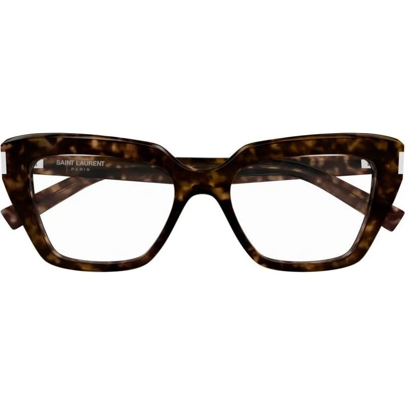 Saint Laurent SL 829 : Lunettes de vue œil-de-chat en acétate Havana