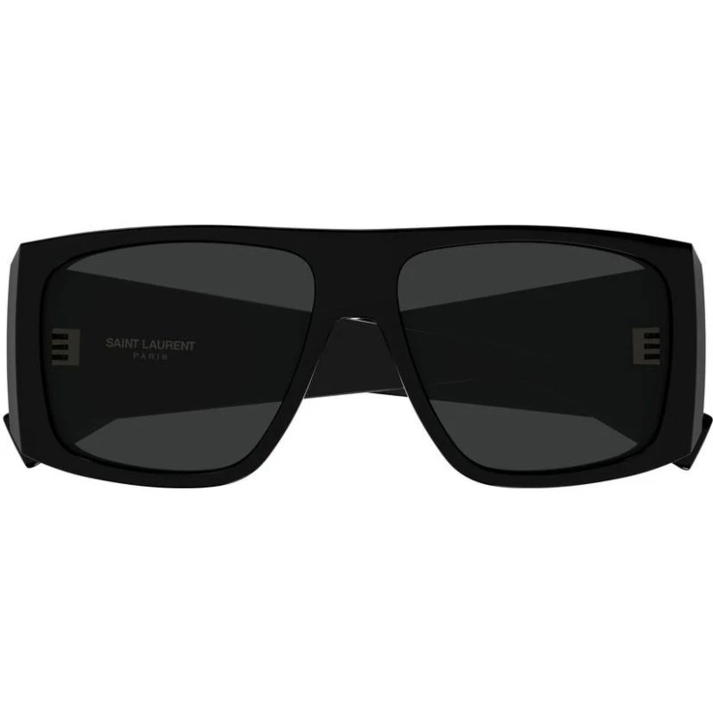 Saint Laurent SL 832 Lunettes de Soleil Carrées Noires Femme