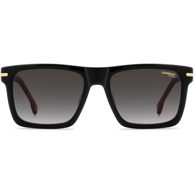 Carrera 378/S Lunettes de Soleil Homme Rectangulaires Noires