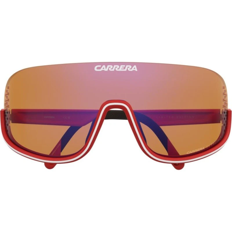 Carrera Eyedra Lunettes de Soleil Homme - Rouge et Orange