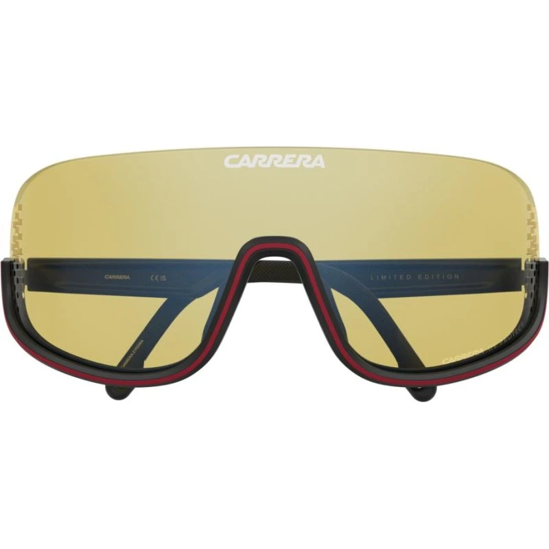 Carrera Eyedra Lunettes de Soleil Homme - Noir et Jaune