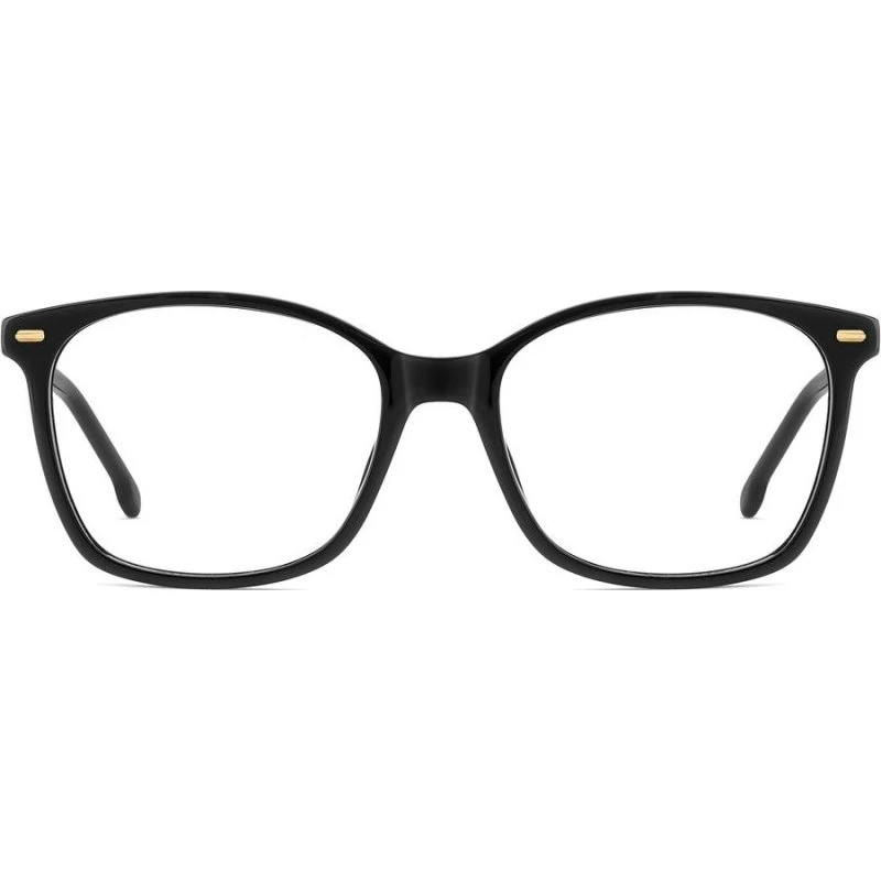 Carrera 3091 Lunettes de Vue Carrées pour Femme - Noir & Bleu 53mm