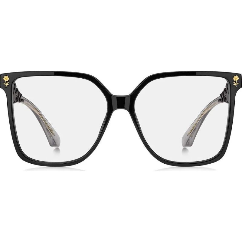 Etro 0130 Lunettes de Vue Oversize Noir pour Femme