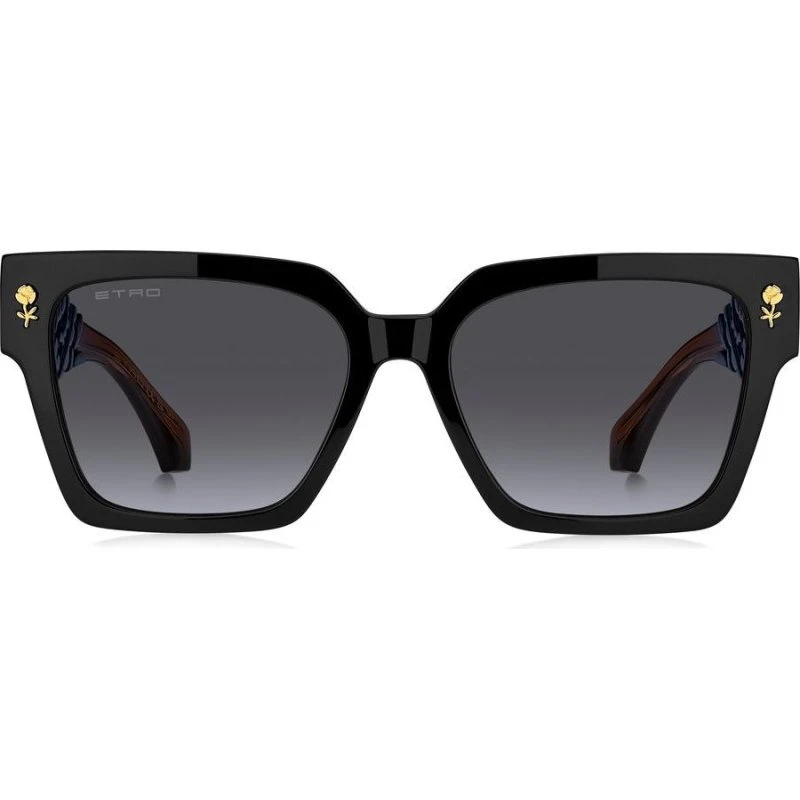 Etro 0128/S Lunettes de Soleil Femme Marron et Verres Gris