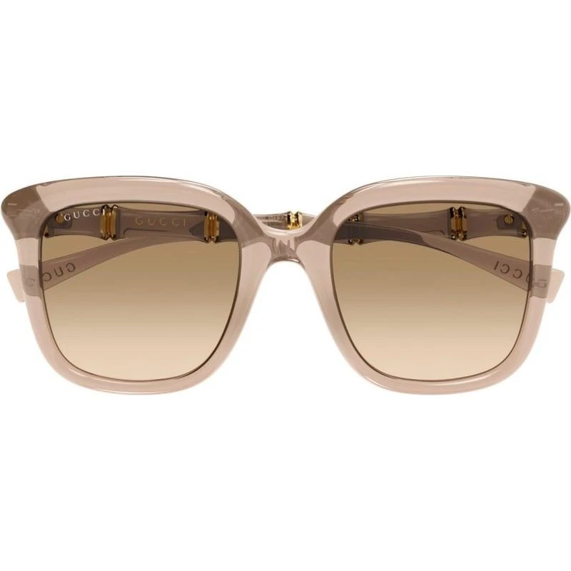 Gucci GG2058S Lunettes de Soleil Carrées Marron pour Femme