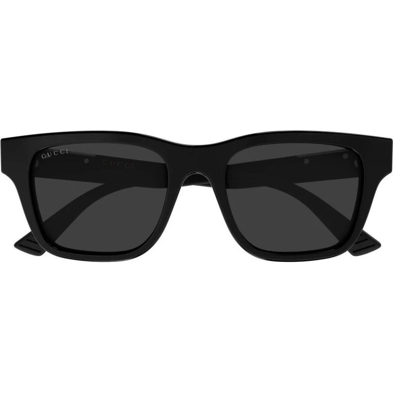 Gucci GG2089S Lunettes de Soleil Homme Carrées Noires et Grises
