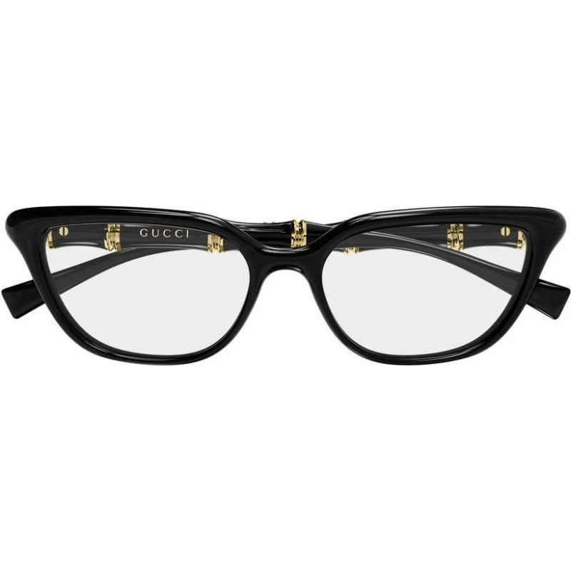 Gucci GG2060O-001 : Lunettes de Vue Femme Œil de Chat Noir