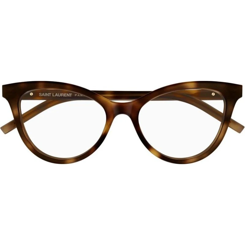 Saint Laurent SL M164 Lunettes de Vue Femme Œil de Chat Havana