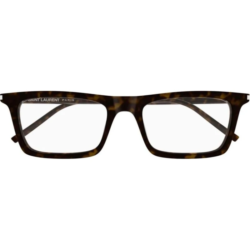 Saint Laurent SL 890 Betty Thin Opt: Lunettes de Vue Havana Rectangulaires