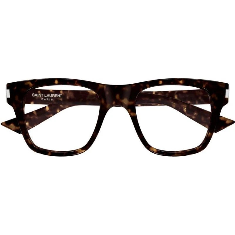 Saint Laurent SL 875 OPT Lunettes de Vue Homme Carrées Havane