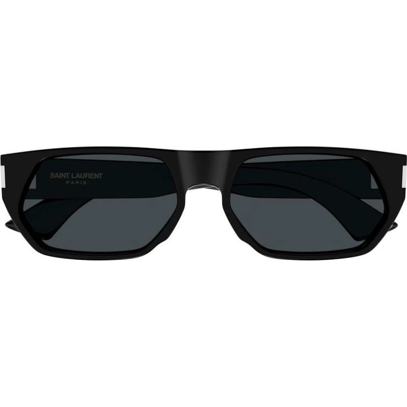 Saint Laurent SL 898 Lunettes de Soleil Carrées Noires Homme