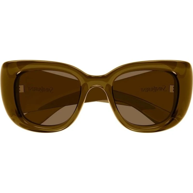Saint Laurent SL 903 HOWL Lunettes de Soleil Cat Eye Marron 55mm