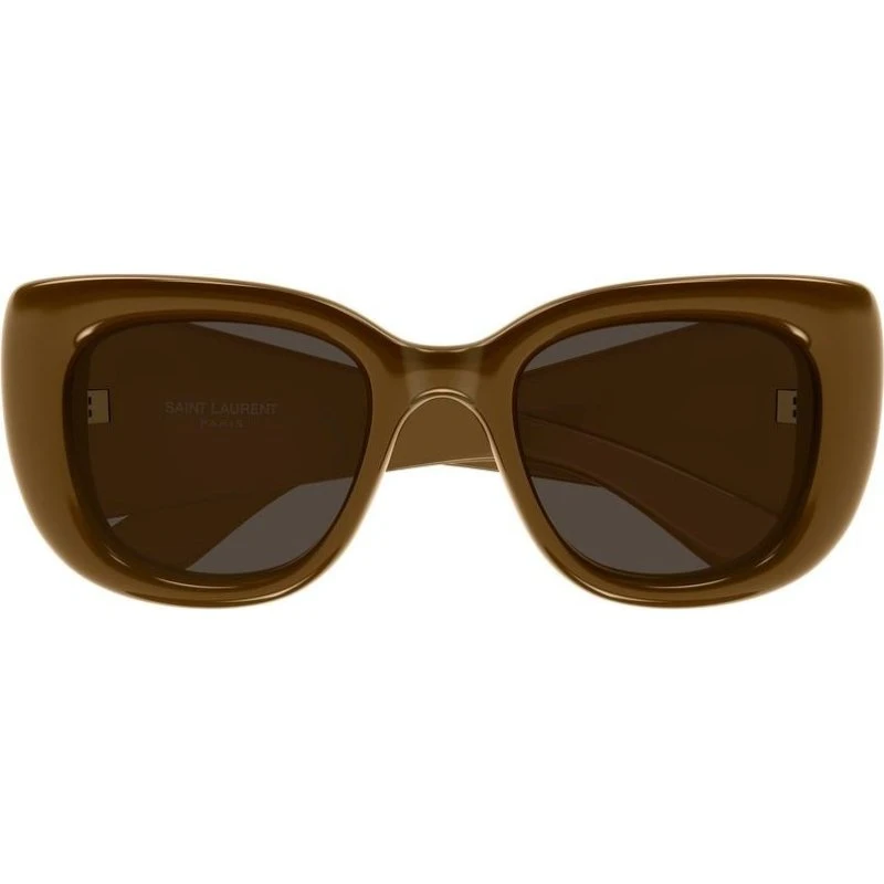 Saint Laurent SL 903 Howl Lunettes de Soleil Cat Eye Marron 55mm
