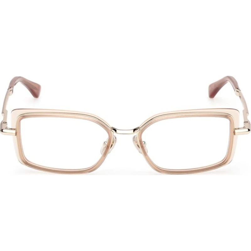 Max Mara MM5186 Lunettes de Vue Rectangulaires Marron