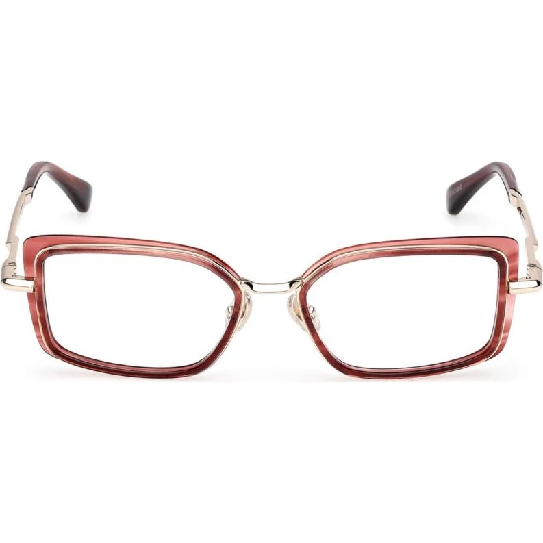 Max Mara MM5186 Lunettes de Vue Carrées Bordeaux