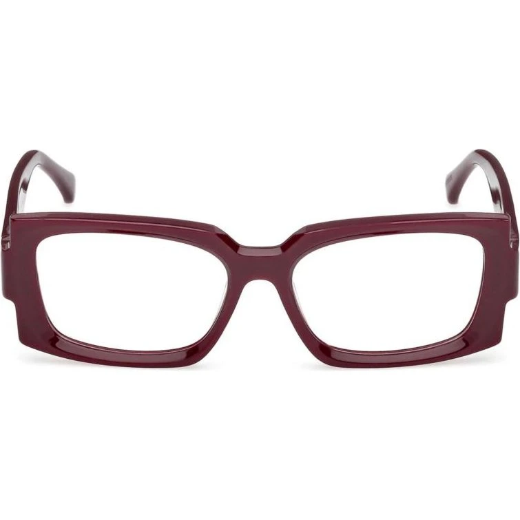 Max Mara MM5189 Lunettes de Vue Rectangulaires Bordeaux