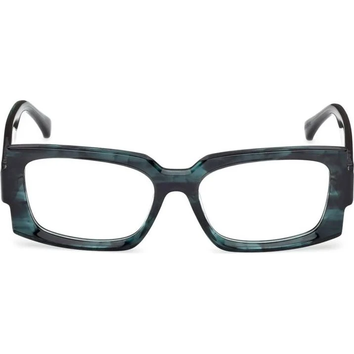 Max Mara MM5189 Lunettes de Vue Rectangulaires Vertes Unisexe