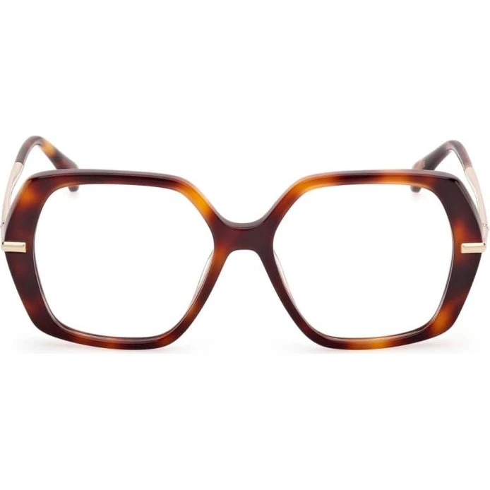 Max Mara MM5175 Lunettes de Vue Géométriques Havane Unisexe