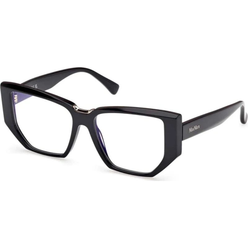 Max Mara MM5179-B Lunettes de Vue Géométriques Noires Unisexe
