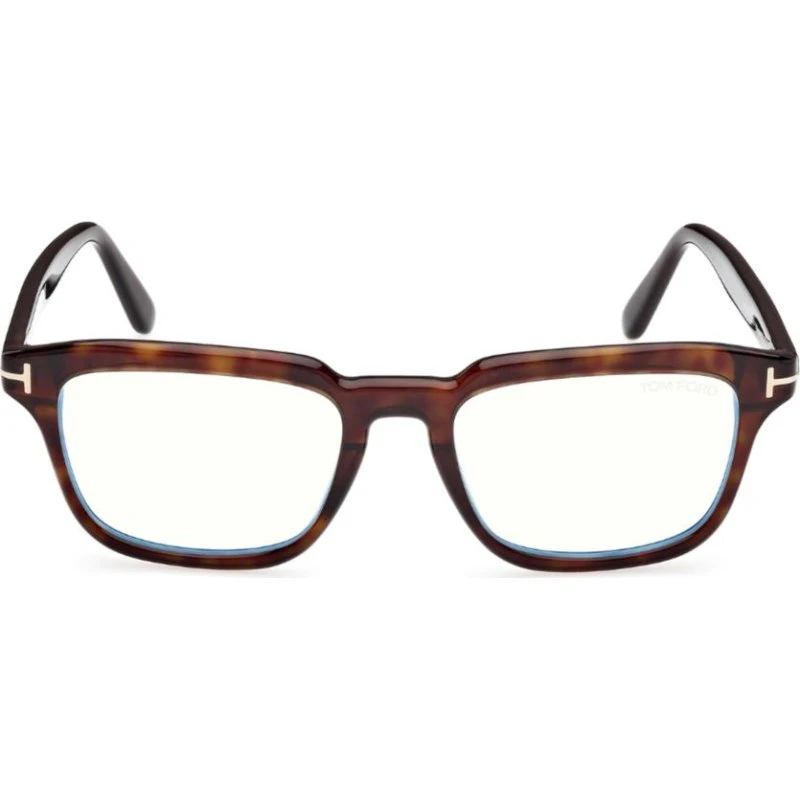 TOM FORD Homme FT6032-B 052 Lunettes Optiques Carrées en Acétate Havane