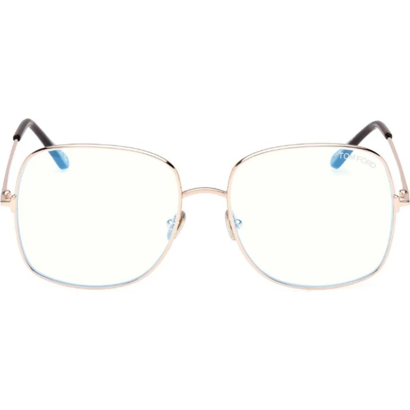 Tom Ford FT6048-B Lunettes de Vue Dorées avec Filtre Anti-Lumière Bleue