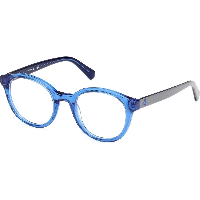 Guess GU50263 Lunettes de Vue Rondes Bleues pour Enfant