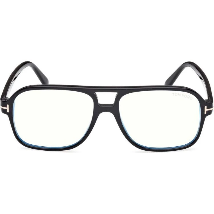 Tom Ford FT6058-B Blue Block Lunettes de Vue Aviateur Noir