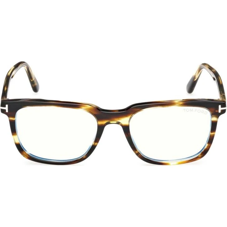 Tom Ford FT6080-B Blue Block Lunettes de Vue Homme Havane