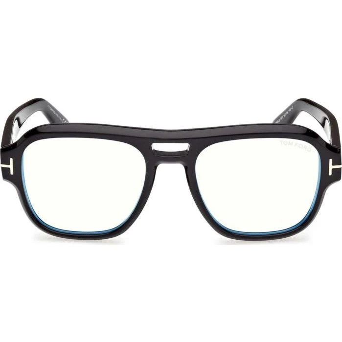 Tom Ford FT6085-B Blue Block Lunettes de Vue Homme Noir Pilote