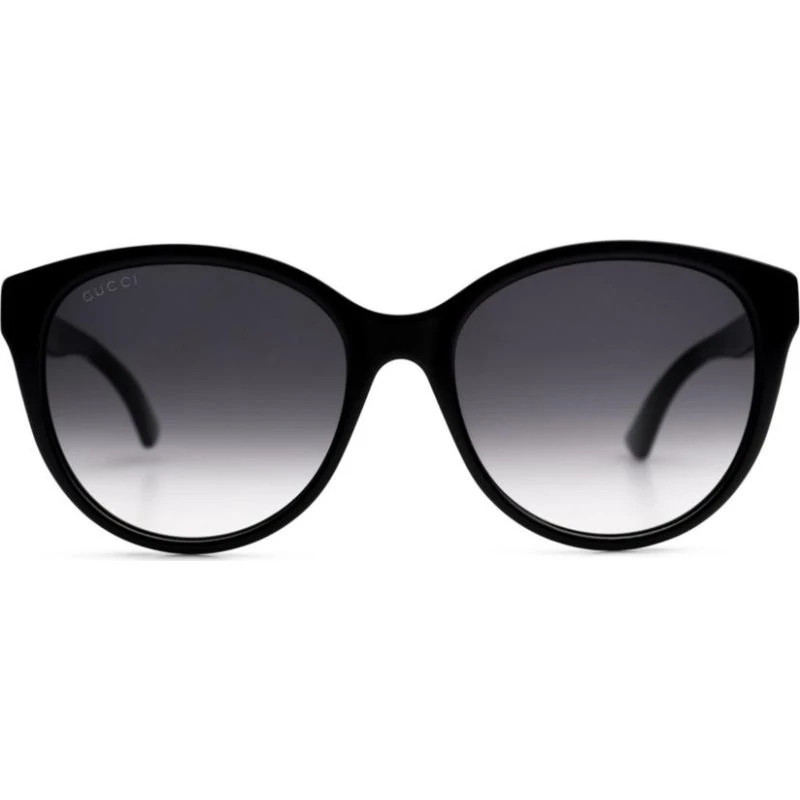 Gucci GG0631S Lunettes de Soleil Rondes Noires et Grises
