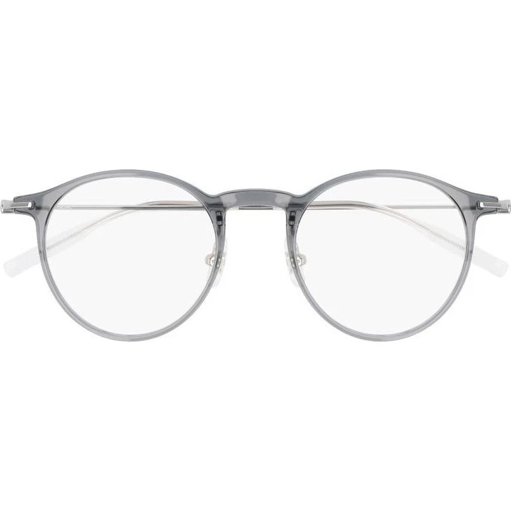 Montblanc MB0099O Lunettes de Vue Homme Rondes Grises