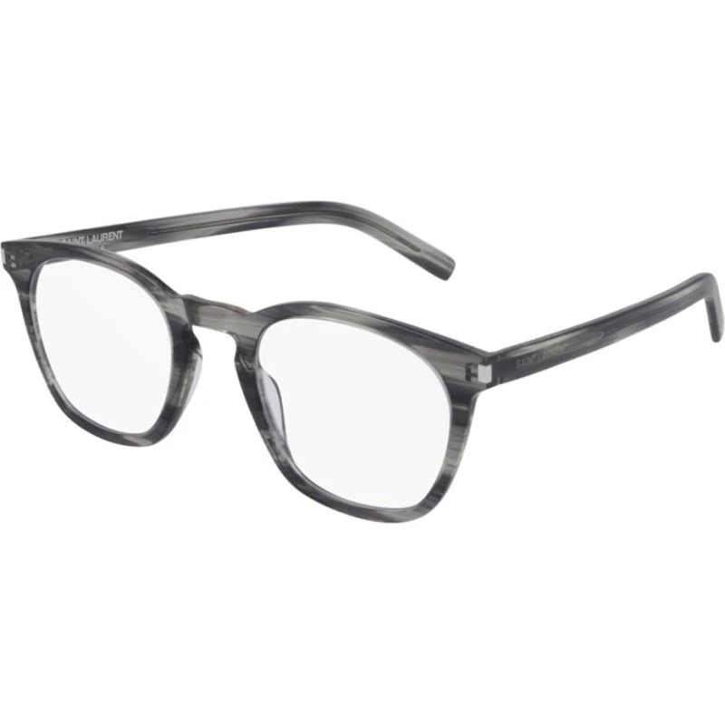 Saint Laurent SL 30 Slim Lunettes de Vue Géométriques Grises