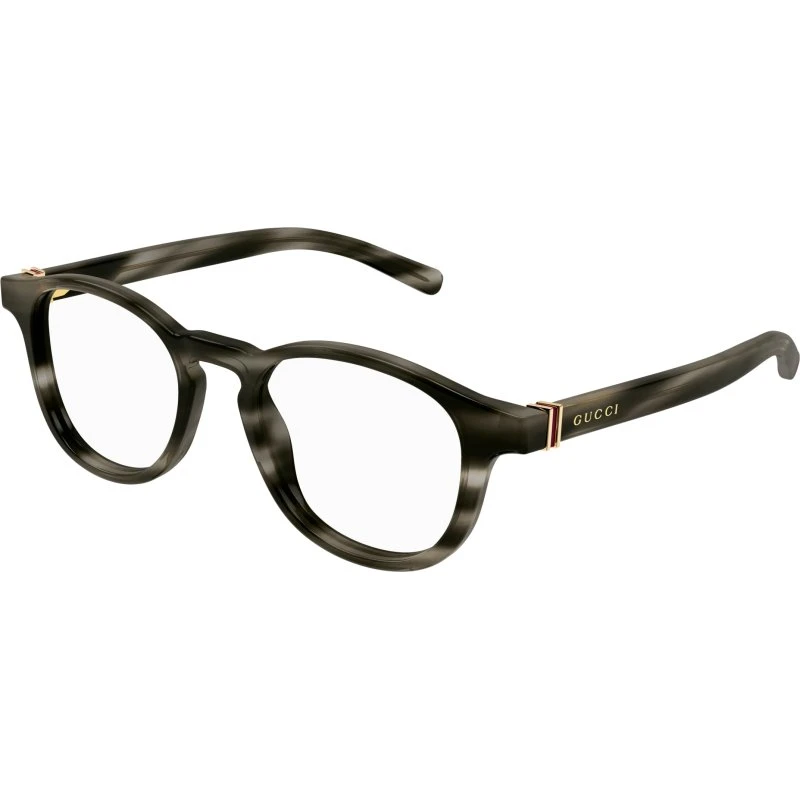 Gucci Homme Lunettes Optiques GG1510O Acétate Havane Ronde
