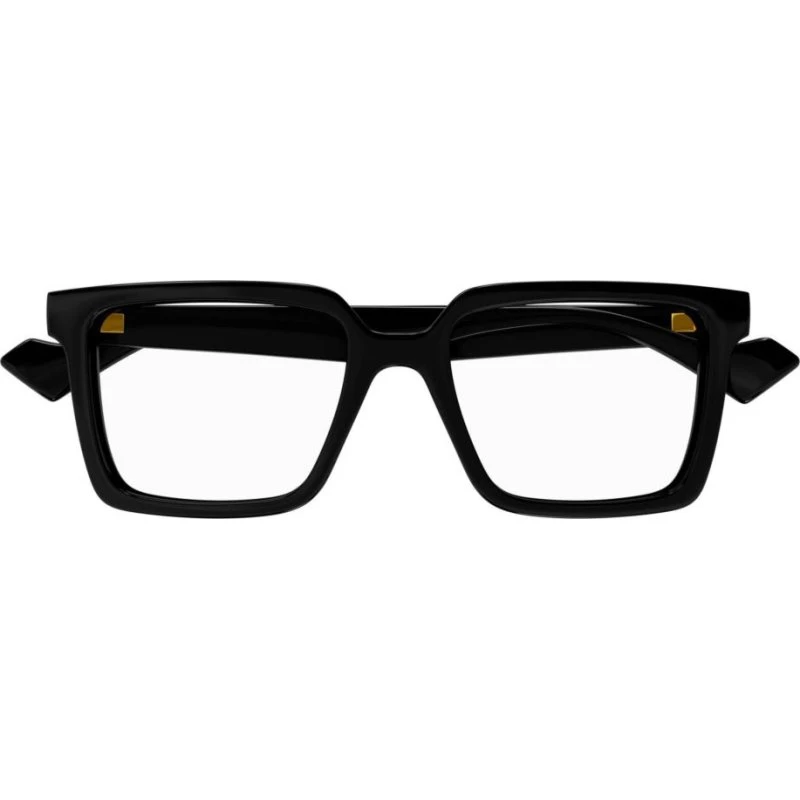 Gucci GG1540O Lunettes de Vue Homme Carrées Noires