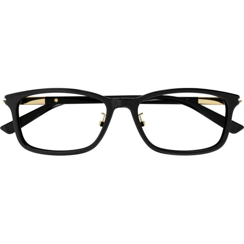 Gucci GG1506OJ Lunettes de Vue Carrées Noires pour Femme