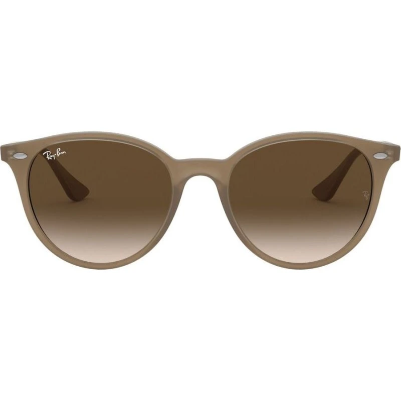 Ray-Ban RB 4305 Lunettes de Soleil Rondes Marron Unisexe 53mm