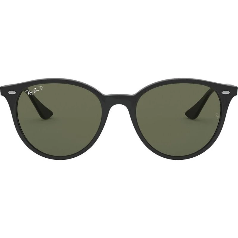 Ray-Ban RB 4305 Lunettes de Soleil Polarisées Rondes Noires