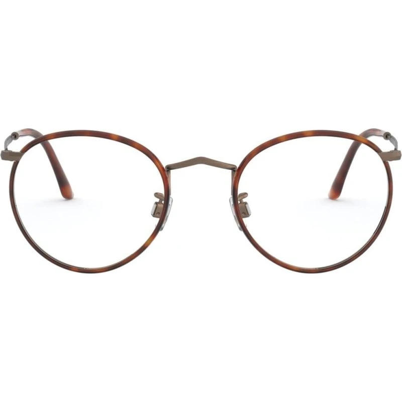 Giorgio Armani AR 112MJ Lunettes de Vue Homme Rondes Havane
