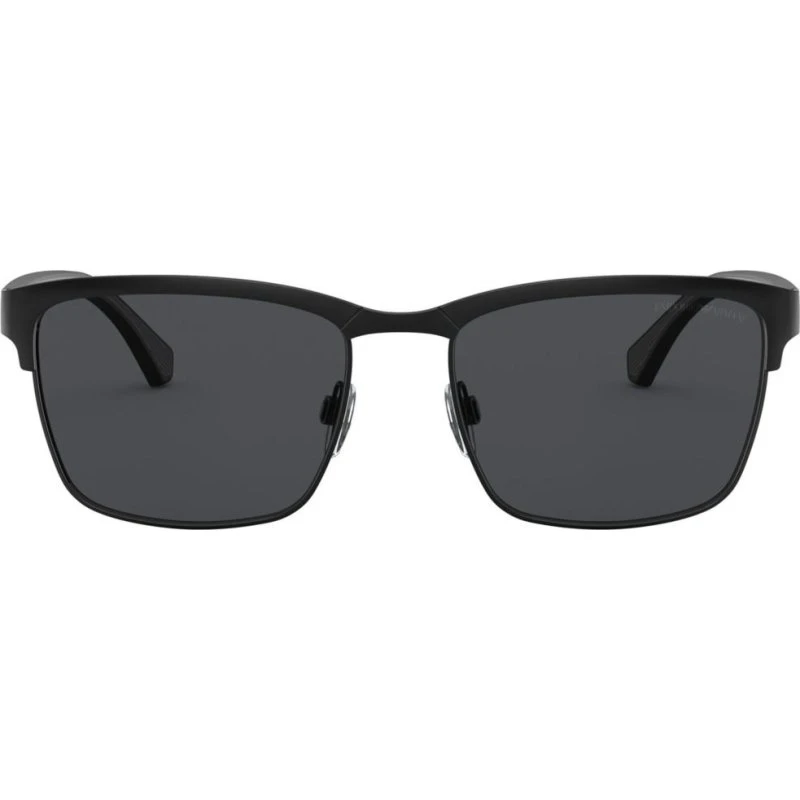 Emporio Armani EA 2087 Lunettes de Soleil Homme Carrées Noires
