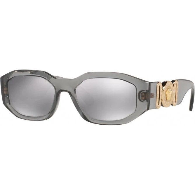 Versace Homme VE4361 Lunettes de Soleil Géométriques Grises