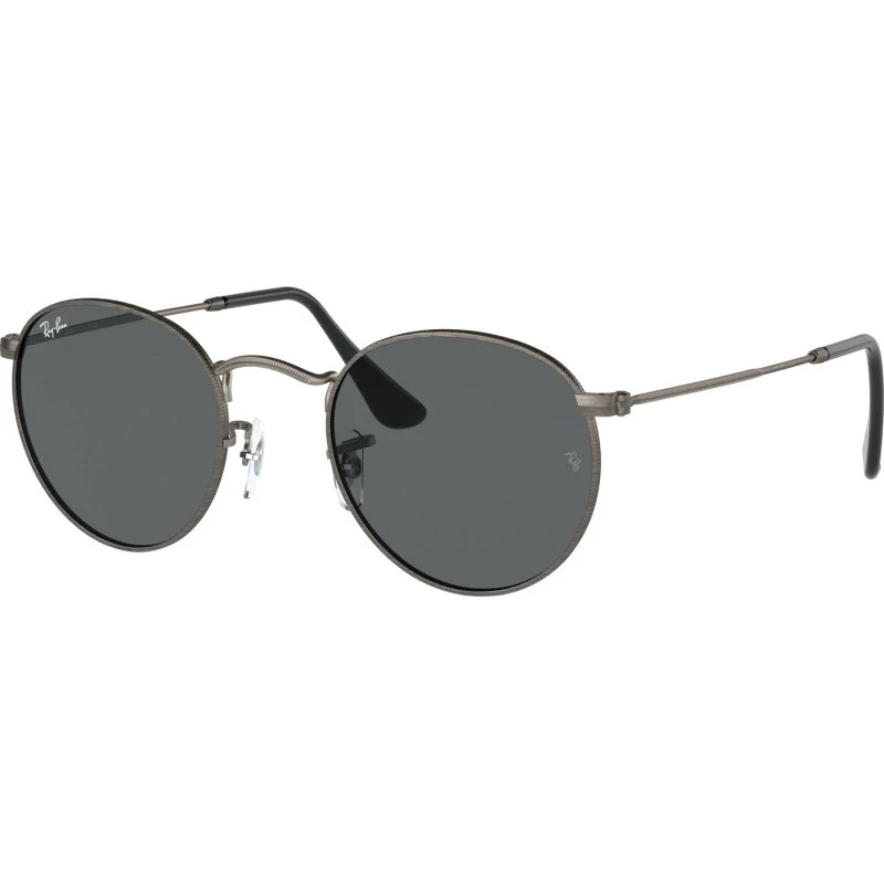 Ray-Ban RB3447 Round Metal Lunettes de Soleil Gris Unisexe