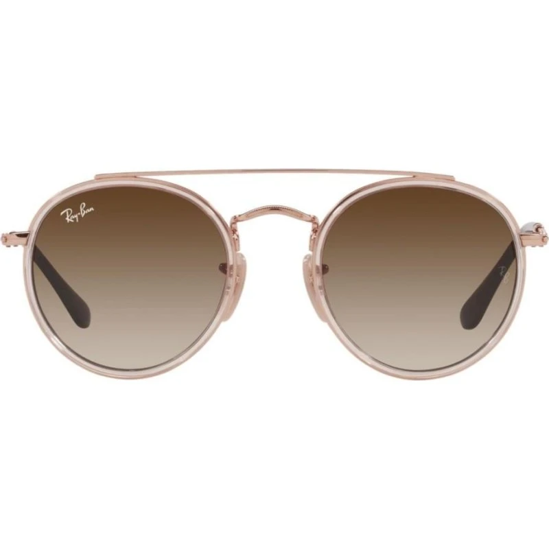 Ray-Ban RJ9647S : Lunettes de Soleil Aviateur pour Enfant, Marron