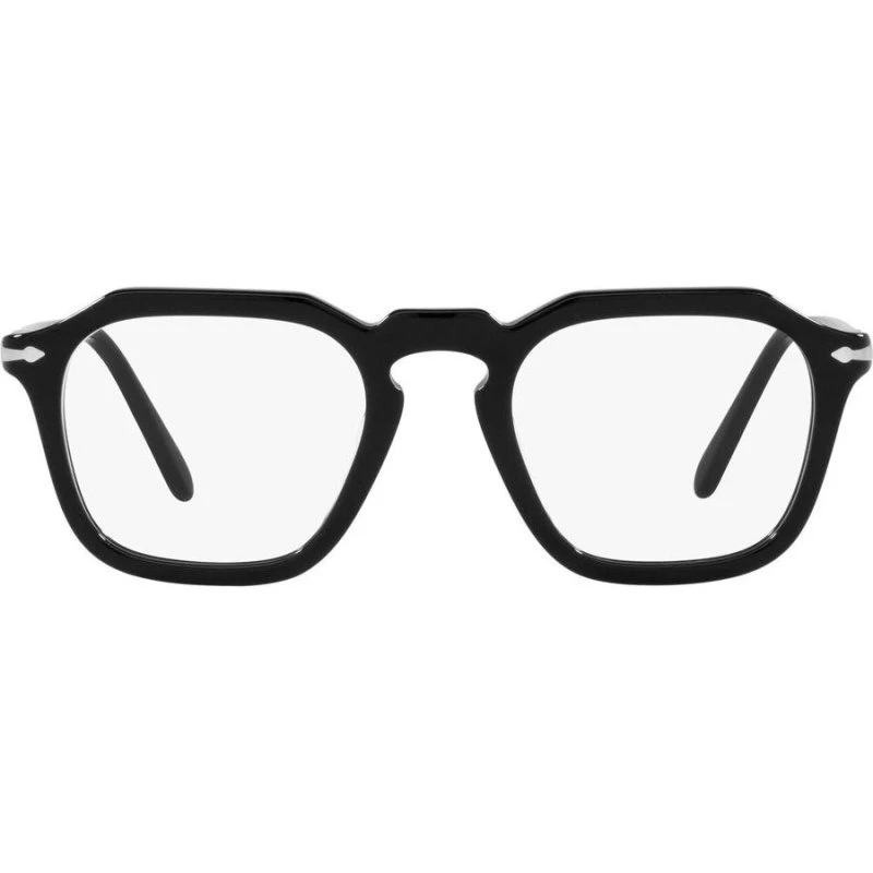 Persol PO 3292V Lunettes de Vue Géométriques Unisexe Noir