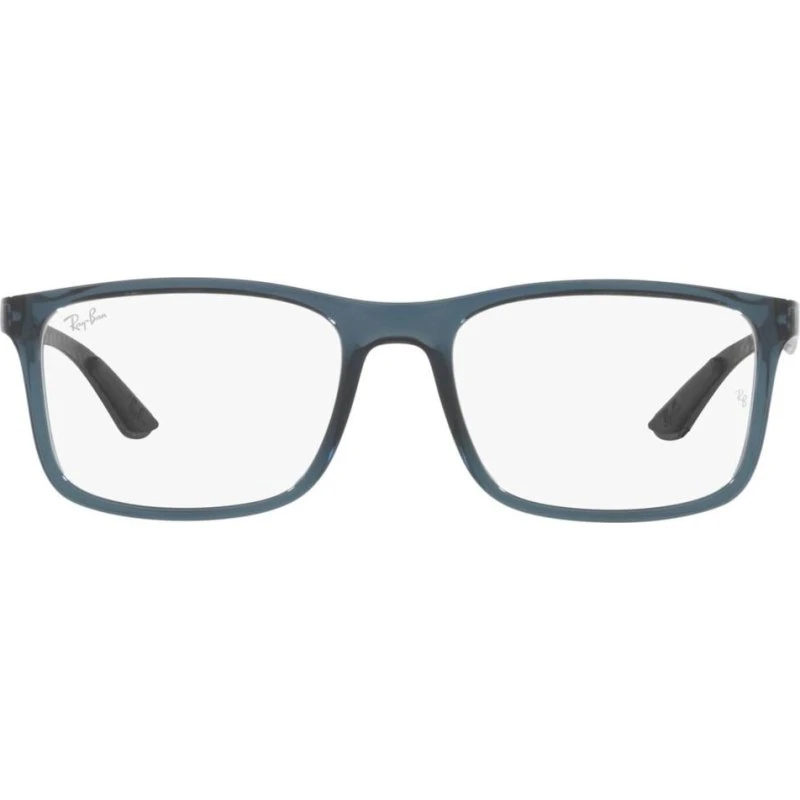 Ray-Ban RX 8908 Lunettes de Vue Géométriques Bleues Unisexe