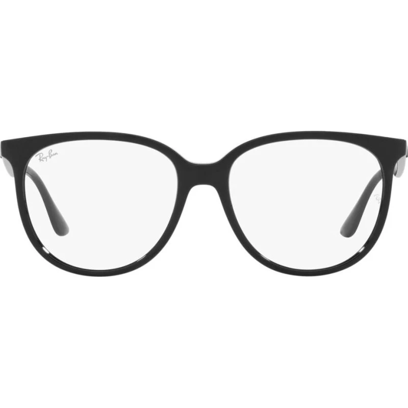 Ray-Ban RX 4378V Lunettes de Vue Rondes pour Femme - Noir