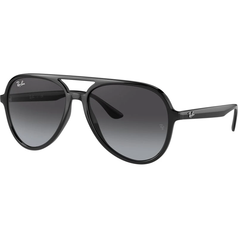 Ray-Ban RB4376 601/8G Lunettes de Soleil Pilote Noir et Gris
