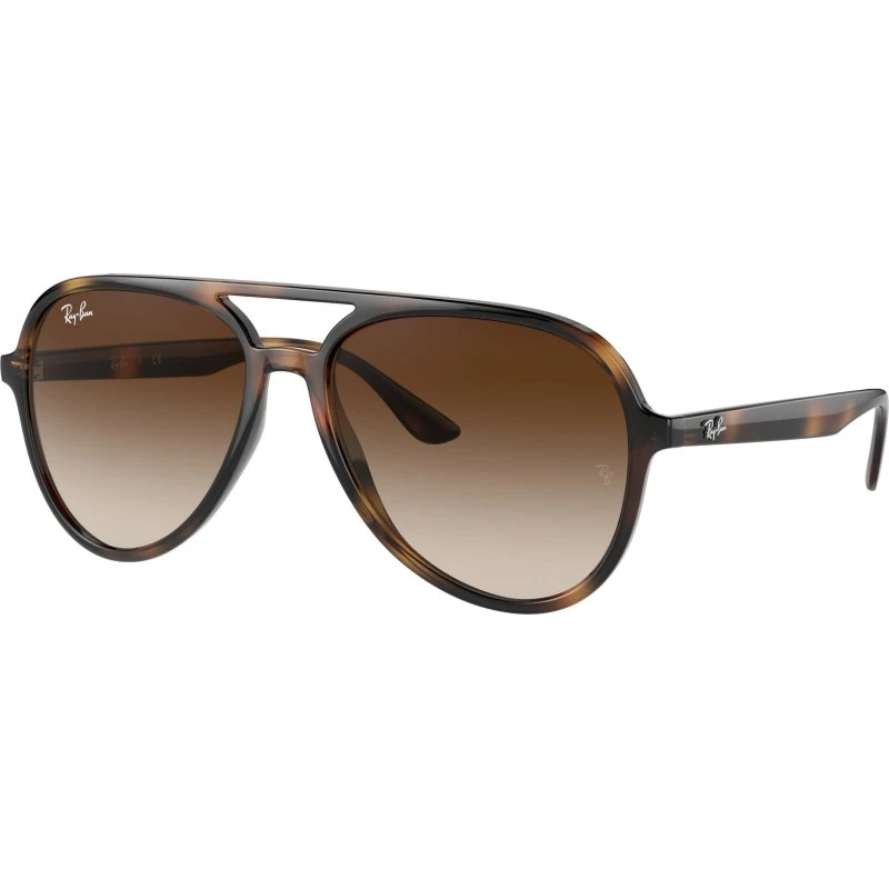 Ray-Ban RB4376 Lunettes de Soleil Pilote Havane